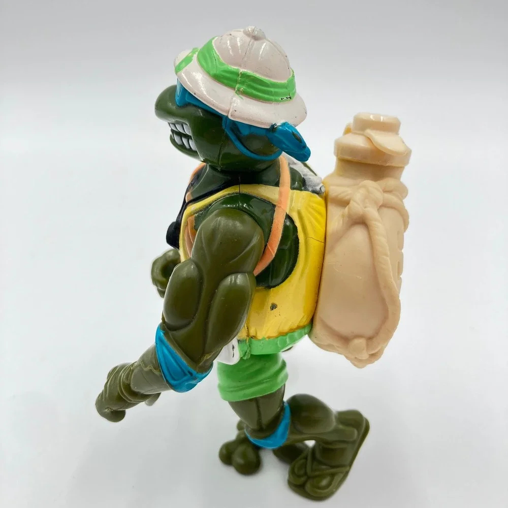 Vintage 1992 TMNT Lifeguard Leo Action Figure Playmates Leonardo 100% COMPLETE